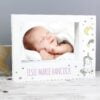 Personalised Baby Unicorn 7x5 Landscape Box Photo Frame