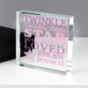 Personalised Twinkle Girls Large Crystal Token