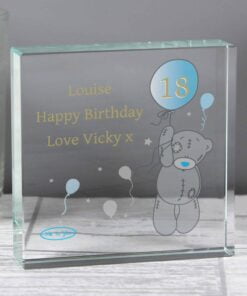 Personalised Me To You Balloon Large Crystal Token
