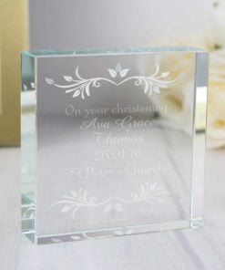 Personalised Sentiments Large Crystal Token