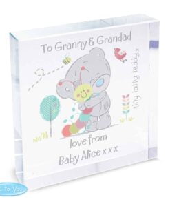 Personalised Tiny Tatty Teddy Cuddle Bug Large Crystal Token