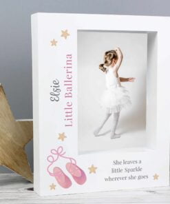 Personalised Swan Lake Ballet 7x5 Box Photo Frame