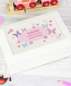 Personalised Butterfly Jewellery Box