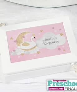 Personalised Swan Lake Jewellery Box