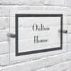 Personalised Slate Effect Acrylic House Sign