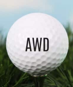 Personalised Initials Golf Ball