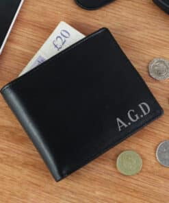 Personalised Initial Leather Wallet