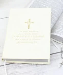 Personalised Gold Companion Holy Bible - Eco-friendly