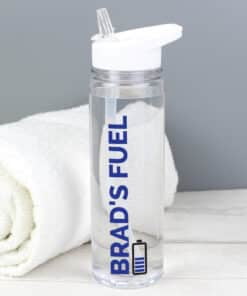 Personalised Blue Fuel Island Water Bottle