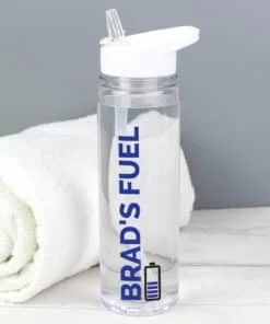 Personalised Blue Fuel Island Water Bottle