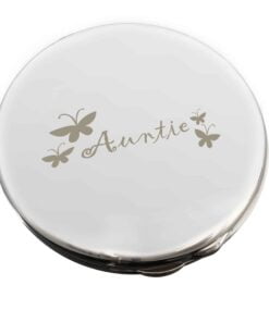Auntie Round Compact Mirror