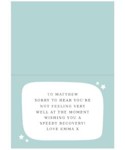 Personalise With Your Own Message Card