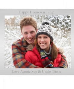 Personalised 10×8 Landscape Silver Photo Frame