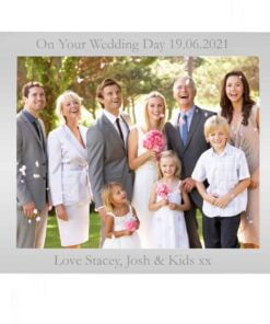 Personalised 10×8 Landscape Silver Photo Frame