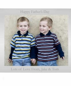 Personalised 10×8 Landscape Silver Photo Frame