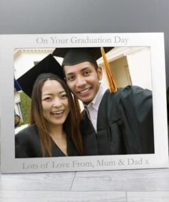 Personalised 10×8 Landscape Silver Photo Frame