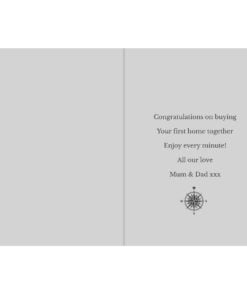 Personalised 1805 – 1874 Old Series Map Compass Card