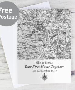 Personalised 1805 – 1874 Old Series Map Compass Card
