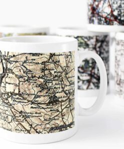 Personalised 1896 – 1904 Revised New Map Mug