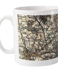 Personalised 1896 – 1904 Revised New Map Mug