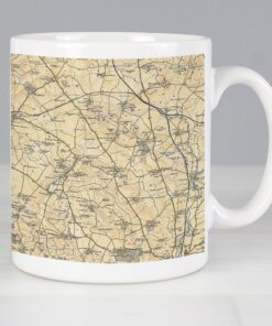 Personalised 1896 – 1904 Revised New Map Mug