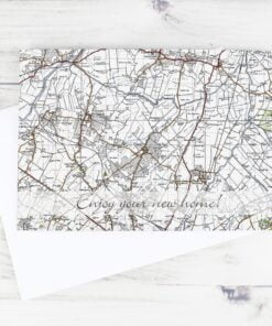 Personalised 1945 – 1948 New Popular Map Card