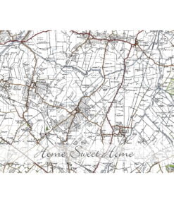 Personalised 1945 – 1948 New Popular Map Card