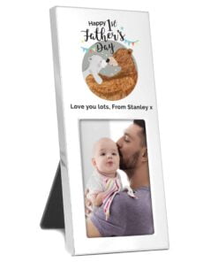 Personalised 1st Fathers Day Daddy Bear 2×3 Photo Frame
