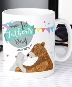 Personalised 1st Father’s Day Daddy Bear Mug