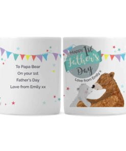 Personalised 1st Father’s Day Daddy Bear Mug