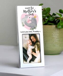 Personalised 1st Mothers Day Mama Bear 2×3 Photo Frame