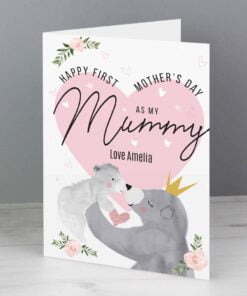 Personalised 1st Mother’s Day Mama Bear Card