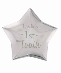 Personalised 1st Tooth Star Trinket Box