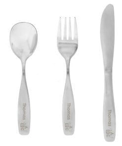 Personalised 3 Piece ABC Cutlery Set