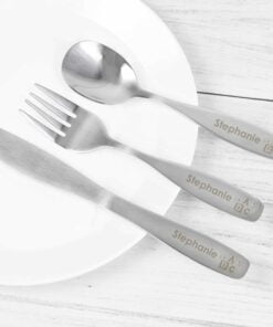 Personalised 3 Piece ABC Cutlery Set