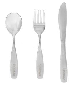 Personalised 3 Piece Cutlery Set