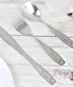Personalised 3 Piece Dinosaur Cutlery Set