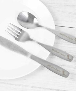 Personalised 3 Piece Dinosaur Cutlery Set