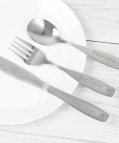 Personalised 3 Piece Fairy Cutlery Set