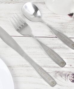 Personalised 3 Piece Fairy Cutlery Set