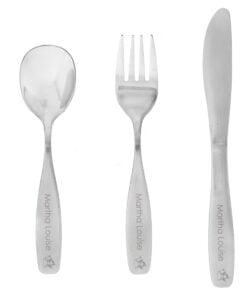 Personalised 3 Piece Fairy Cutlery Set