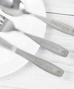 Personalised 3 Piece Fairy Cutlery Set