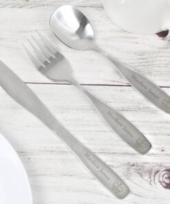 Personalised 3 Piece Prince Cutlery Set
