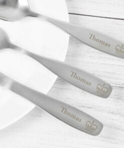 Personalised 3 Piece Prince Cutlery Set
