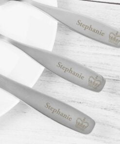 Personalised 3 Piece Princess Cutlery Set