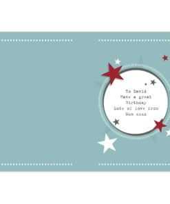 Personalised 50s Retro Card