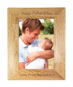 Personalised 5×7 Wooden Photo Frame