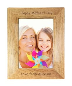 Personalised 5×7 Wooden Photo Frame
