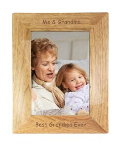 Personalised 5×7 Wooden Photo Frame