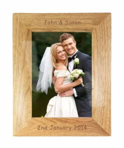 Personalised 5×7 Wooden Photo Frame